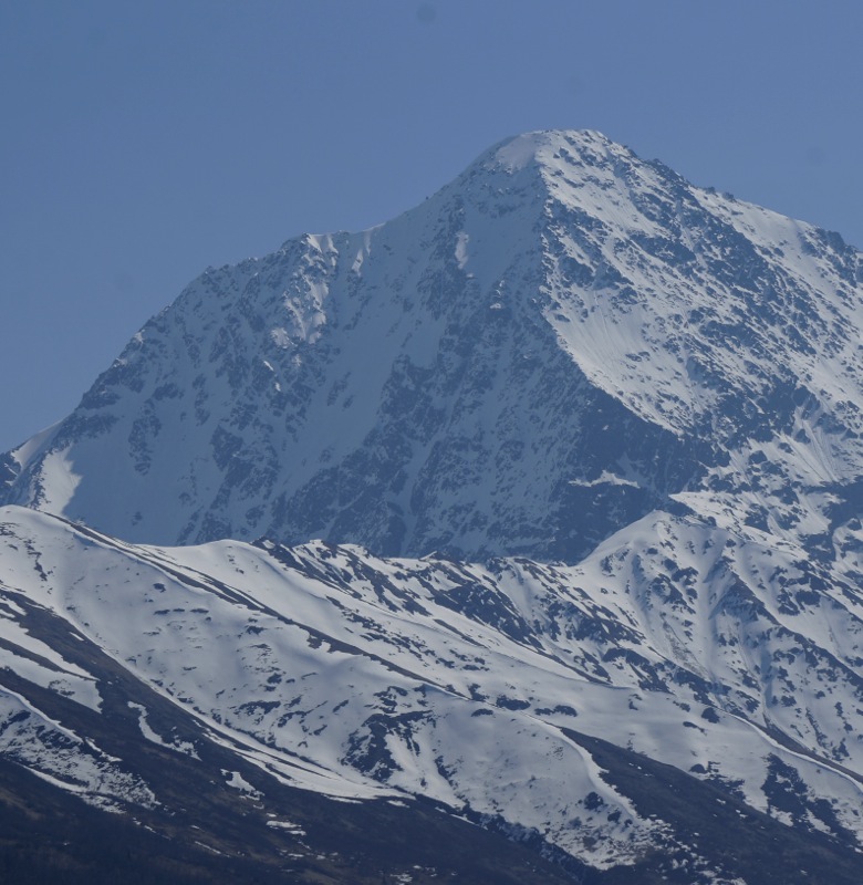 Northwest face of Bold Peak