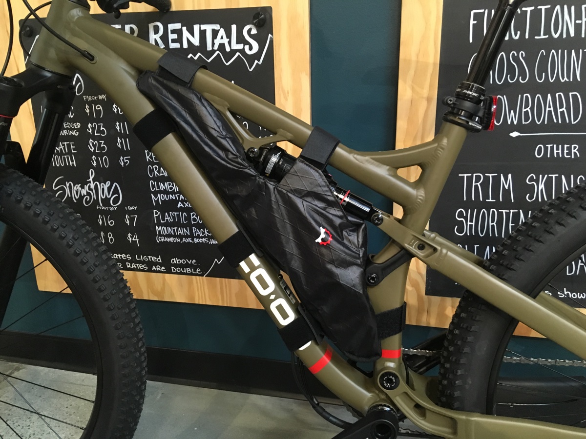 full suspension frame bags