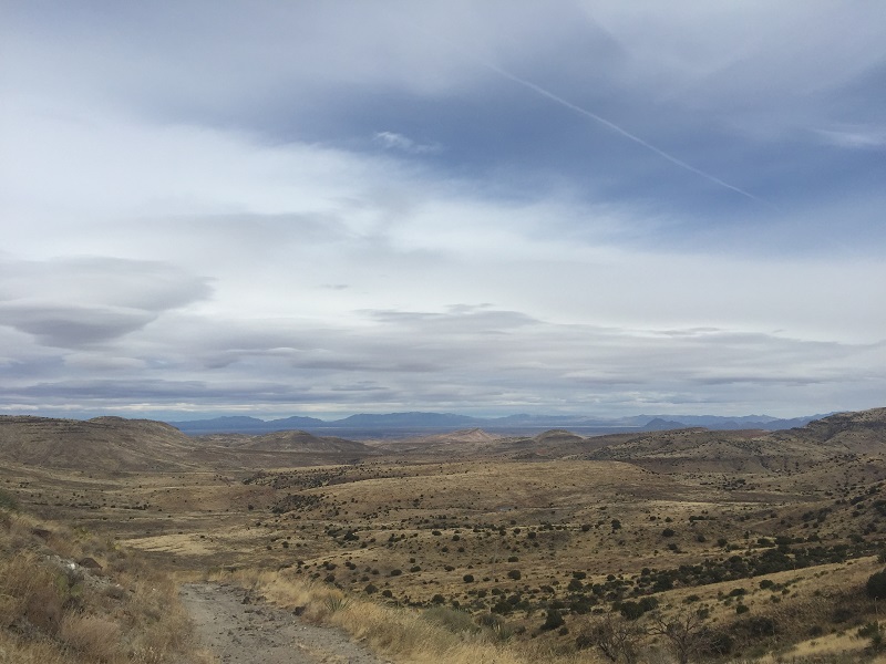 Looking down to White Gap