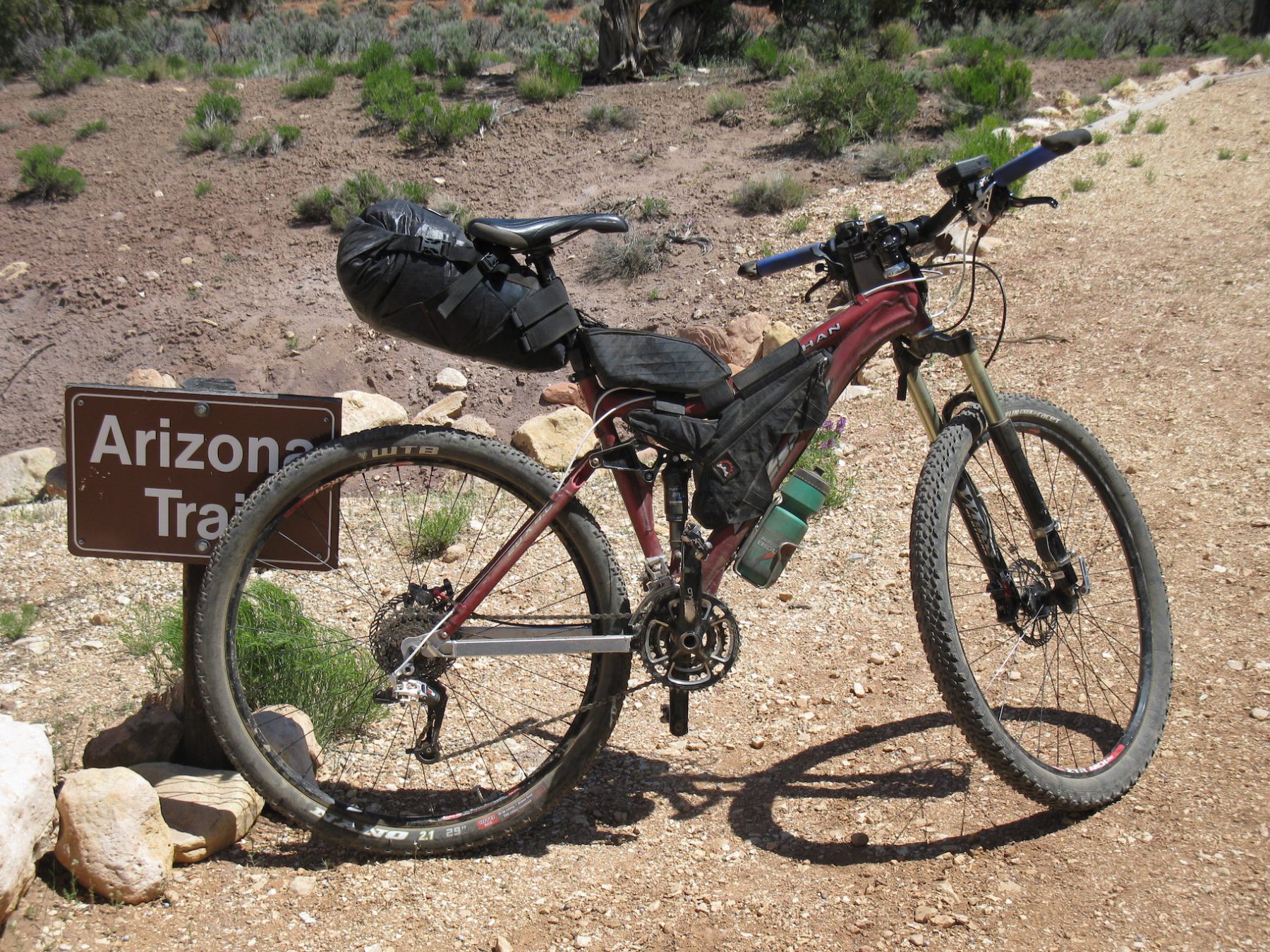 Refunder's bike setup from the AZTR 750 in 2010.