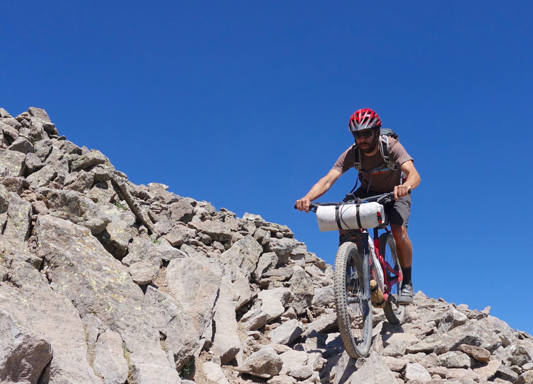 Refsnider in the Rocky Mountains. Photo by Elizabeth Sampey.